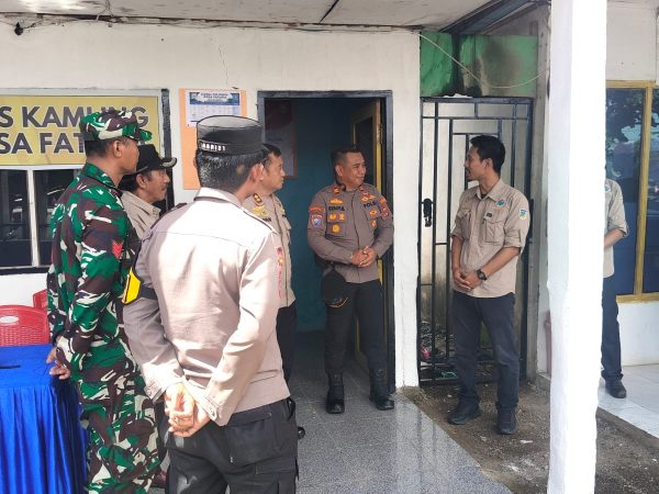 Desa Fatufia Tunjukkan Kekuatan 3 Pilar, Tim Polda Sulteng Beri Apresiasi