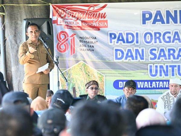 Gubernur Anwar Hafid Dorong Walatana Jadi Model Pertanian Sulteng
