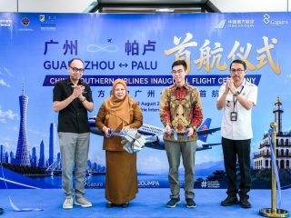 China Southern Resmi Buka Rute Palu–Guangzhou, Penerbangan Perdana Diisi 176 Penumpang