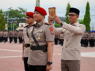 AKBP Putu Hendra Binangkari Jadi Dirreskrimsus Polda Sulteng, Kapolda Pimpin Sertijab