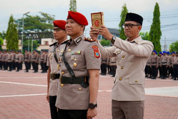AKBP Putu Hendra Binangkari Jadi Dirreskrimsus Polda Sulteng, Kapolda Pimpin Sertijab