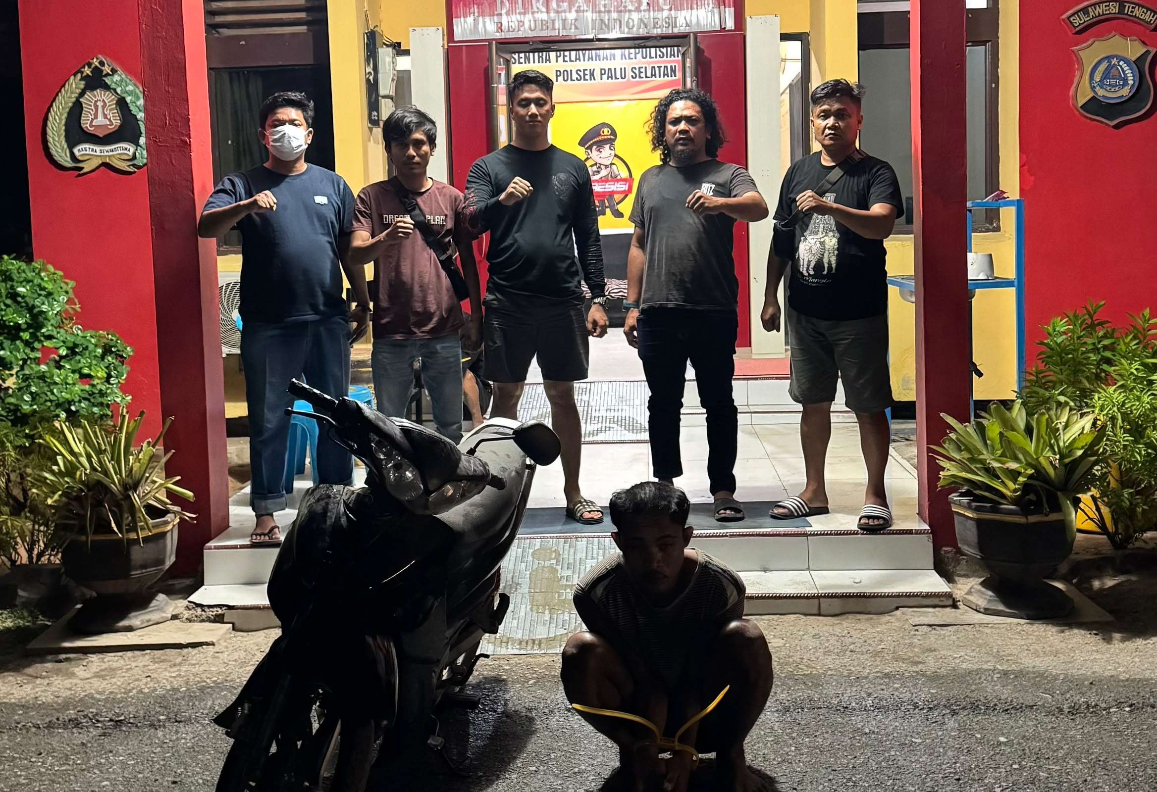 Polisi Tahan AR, Buruh Harian di Palu Selatan Jadi Tersangka Curanmor