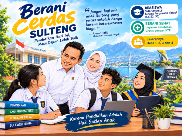 Berani Cerdas Ringankan Beban Orang Tua di Sulteng